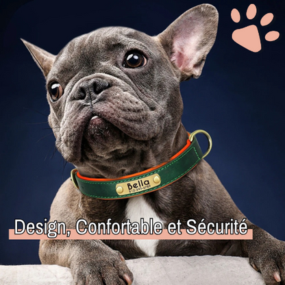 Collier pour Chien Personnalisé - Gravure sur Plaque Incluse | JuJuDeluxeName™