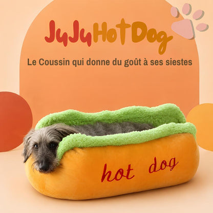Coussin hotdog pour chien jujuhotdog la niche de jules donne du gout au sieste