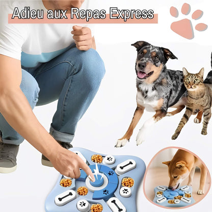 Distributeur de croquettes pour chien JujuFoodPuzzle La Niche De Jules adieu aux repas express