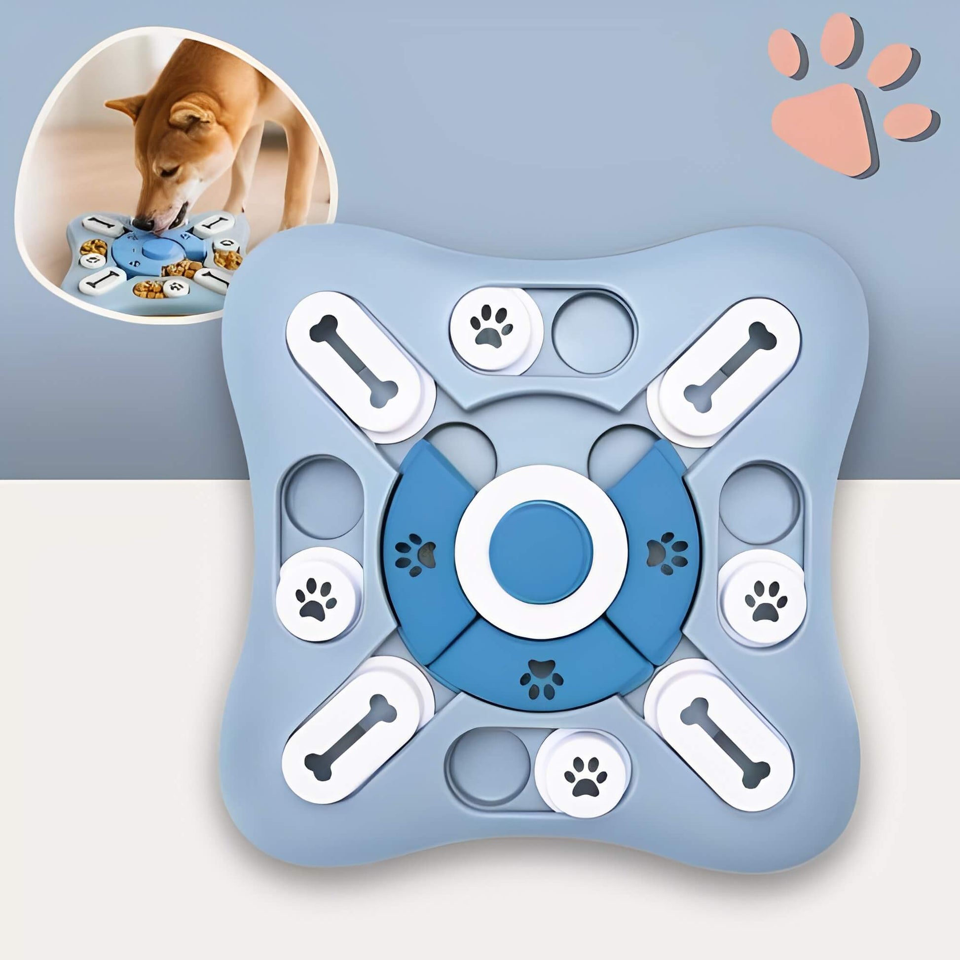 Distributeur de croquettes pour chien JujuFoodPuzzle La Niche De Jules variante