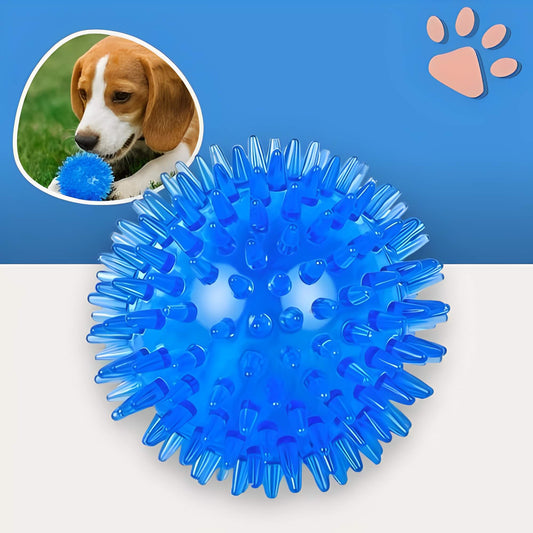 Jouet Pour Chien a Mordre Balle pour Chien la niche de jules JuJuPowerChew variante bleu