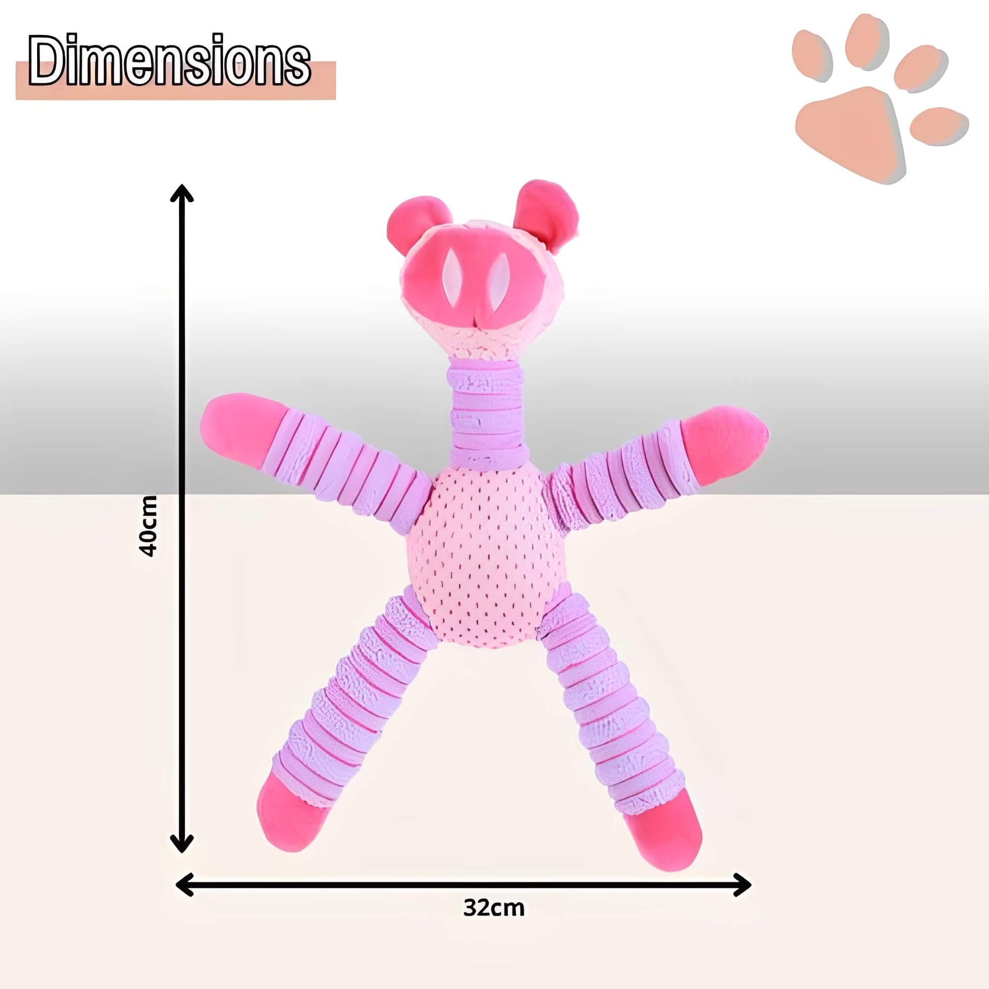 Jouet Sonore Pour Chien en forme de Cochon La Niche de Jules JuJuPiggySound dimensions