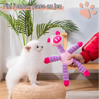 Jouet Sonore Pour Chien en forme de Cochon La Niche de Jules JuJuPiggySound fini l ennui place au jeu