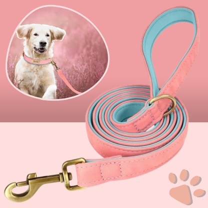 Laisse pour chien en Cuir avec doublure | JuJuDeluxeLeash™