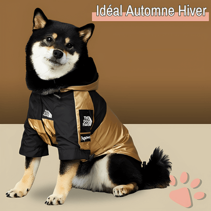 Manteau pour chien imperméable design la niche de jules thedogfans simplecolor automne hiver