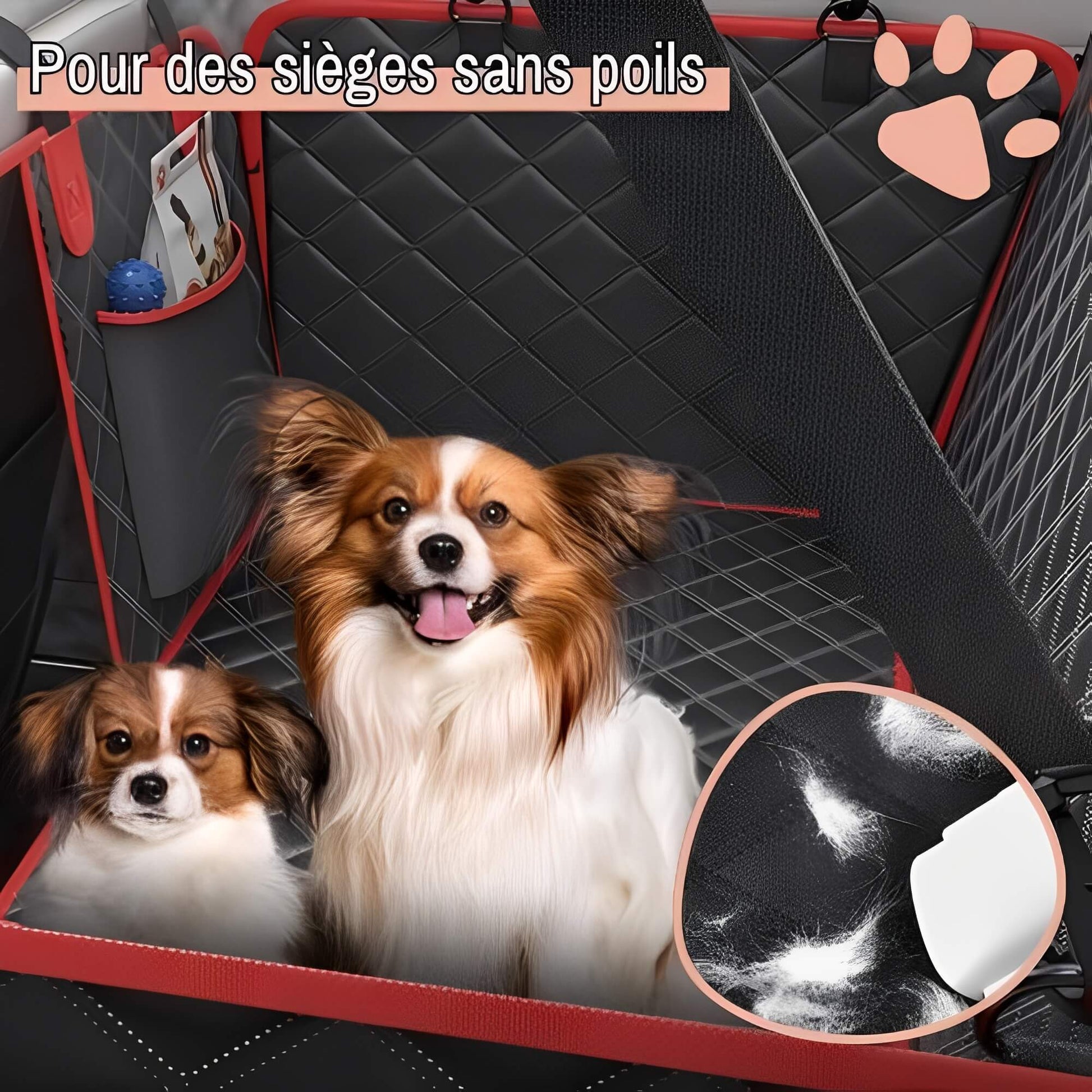 Protection Banquette Arriere Pour Voiture pour Chien la niche de Jules JuJuCarProtect pour des sieges sans poils