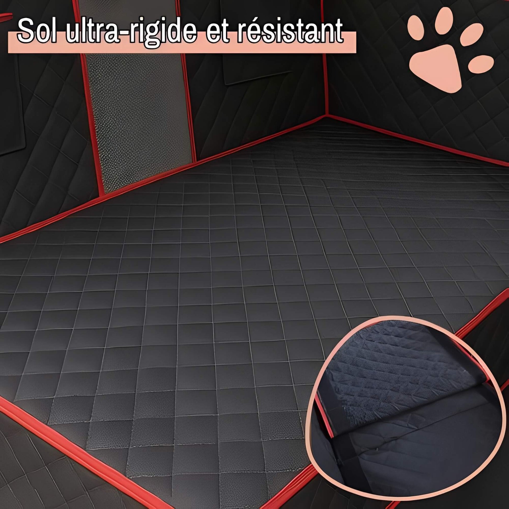 Protection Banquette Arriere Pour Voiture pour Chien la niche de Jules JuJuCarProtect sol ultra rigide et resistant