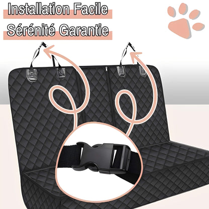 Protection Banquette Arrière Voiture pour chien Anti Poils la niche de jules JUJUSEATSHIELD installation facile sérénité garantie
