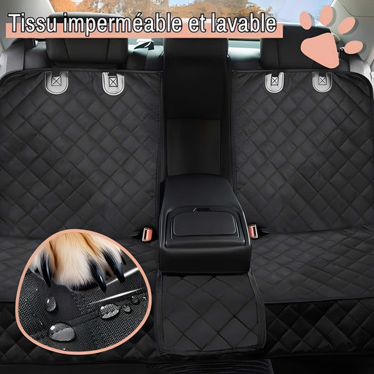Protection Banquette Arrière Voiture pour Chien Anti Poils la niche de jules JUJUSEATSHIELD tissu imperméable et lavable