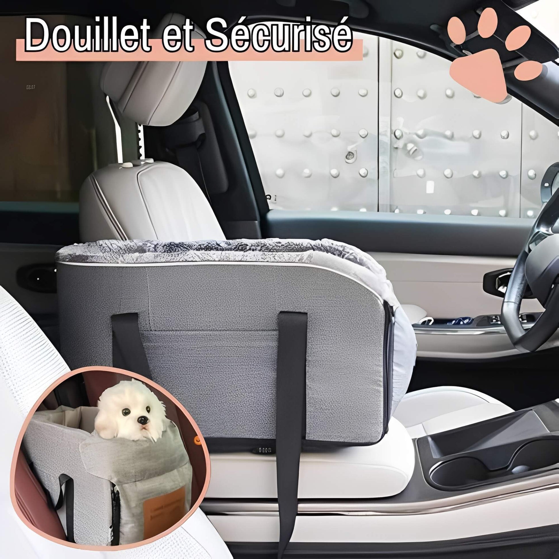 Sac de transport pour Chien la niche de jules Jujucarnest douillet et sécurisé