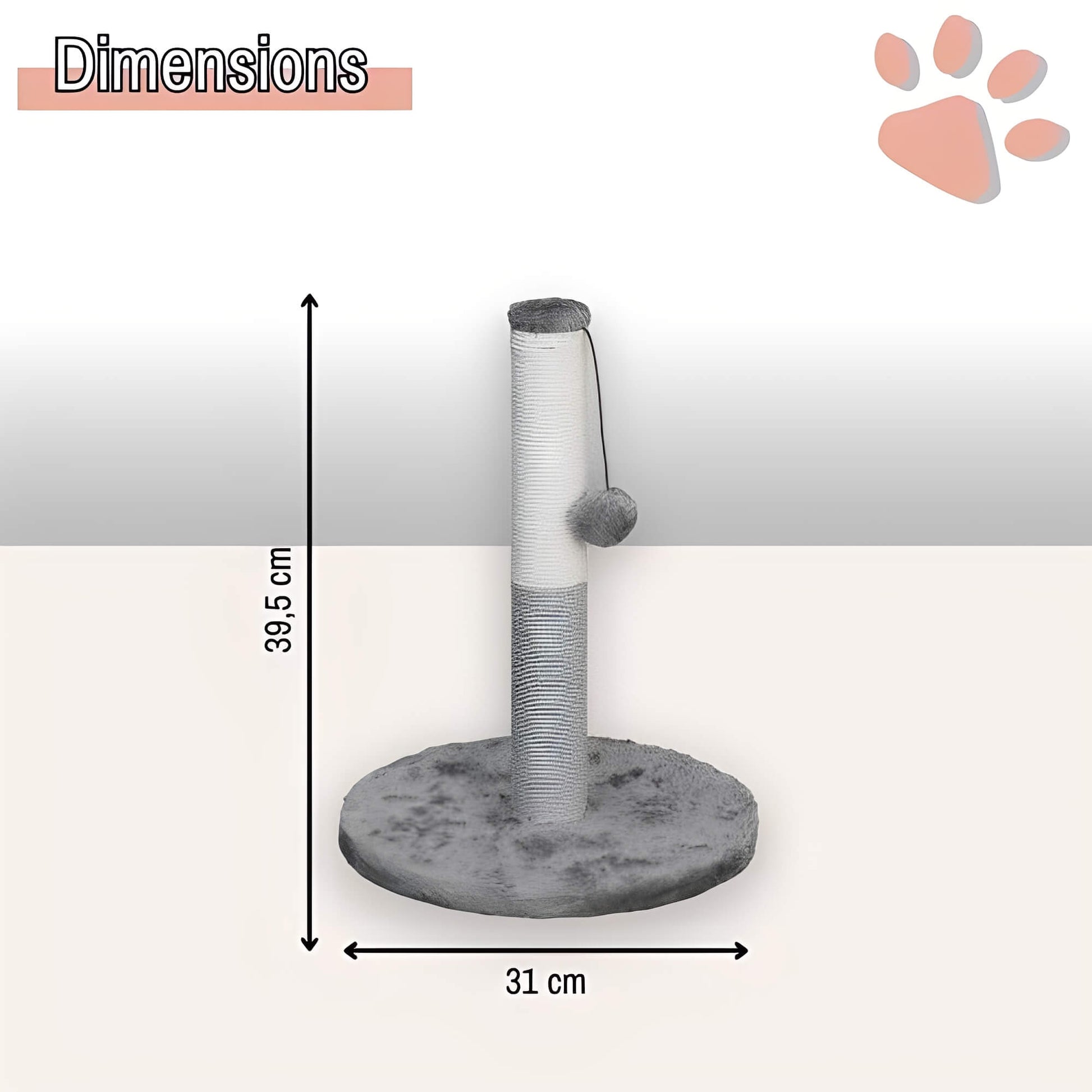 arbre a chat JujuLukiCatree la niche de jules dimensions gris anthracite