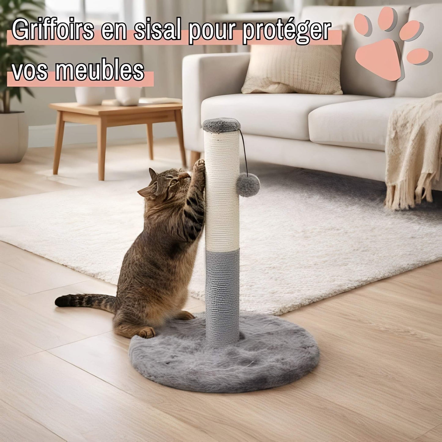arbre a chat JujuLukiCatree la niche de jules griffoirs en sisal pour proteger vos meubles gris anthracite