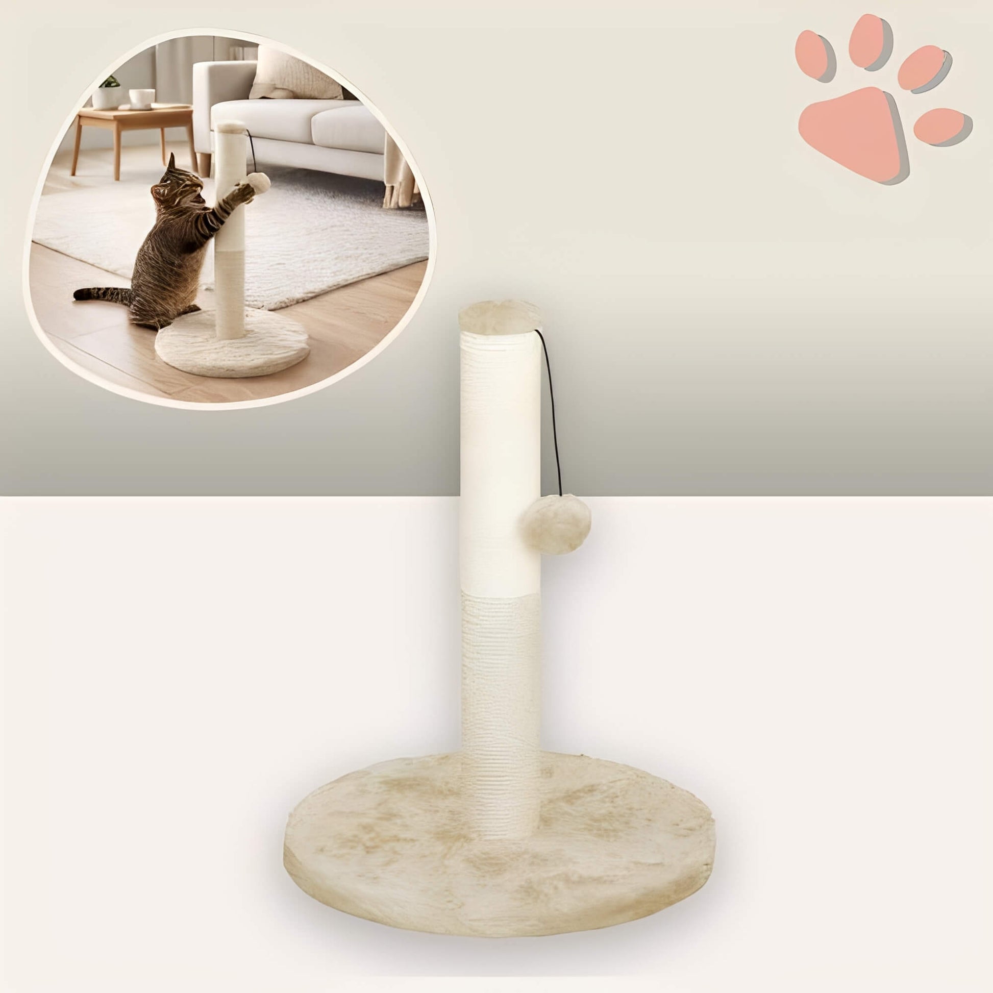 arbre a chat JujuLukiCatree la niche de jules variante ecru