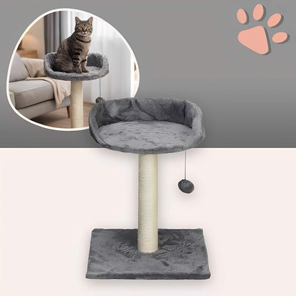 arbre a chat avec assise JujuCatLounge variante anthracite
