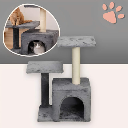 arbre a chat avec refuge JujuLukiRefugeCat la niche de jules variante anthracite