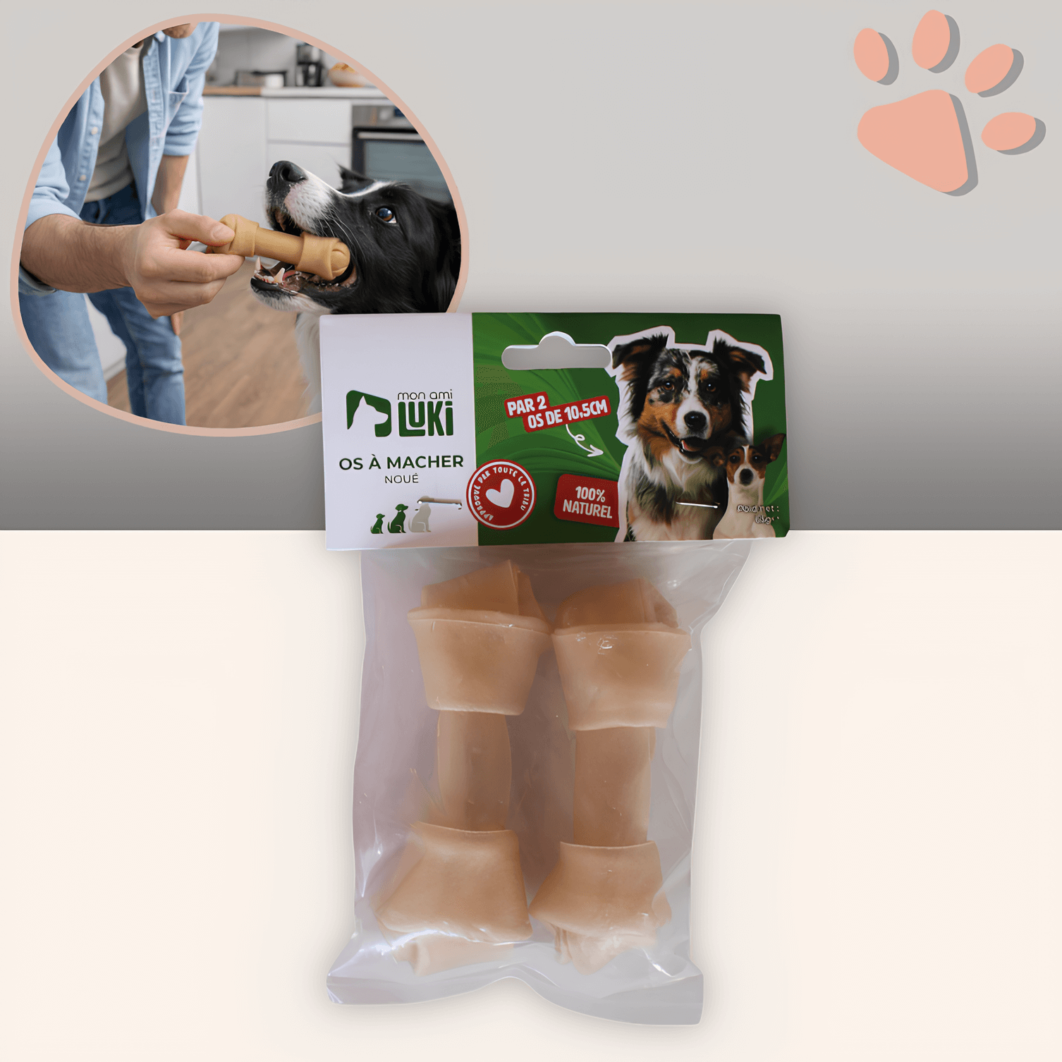 friandise pour chien os à macher petit moyen chien la niche de jules mon ami luki