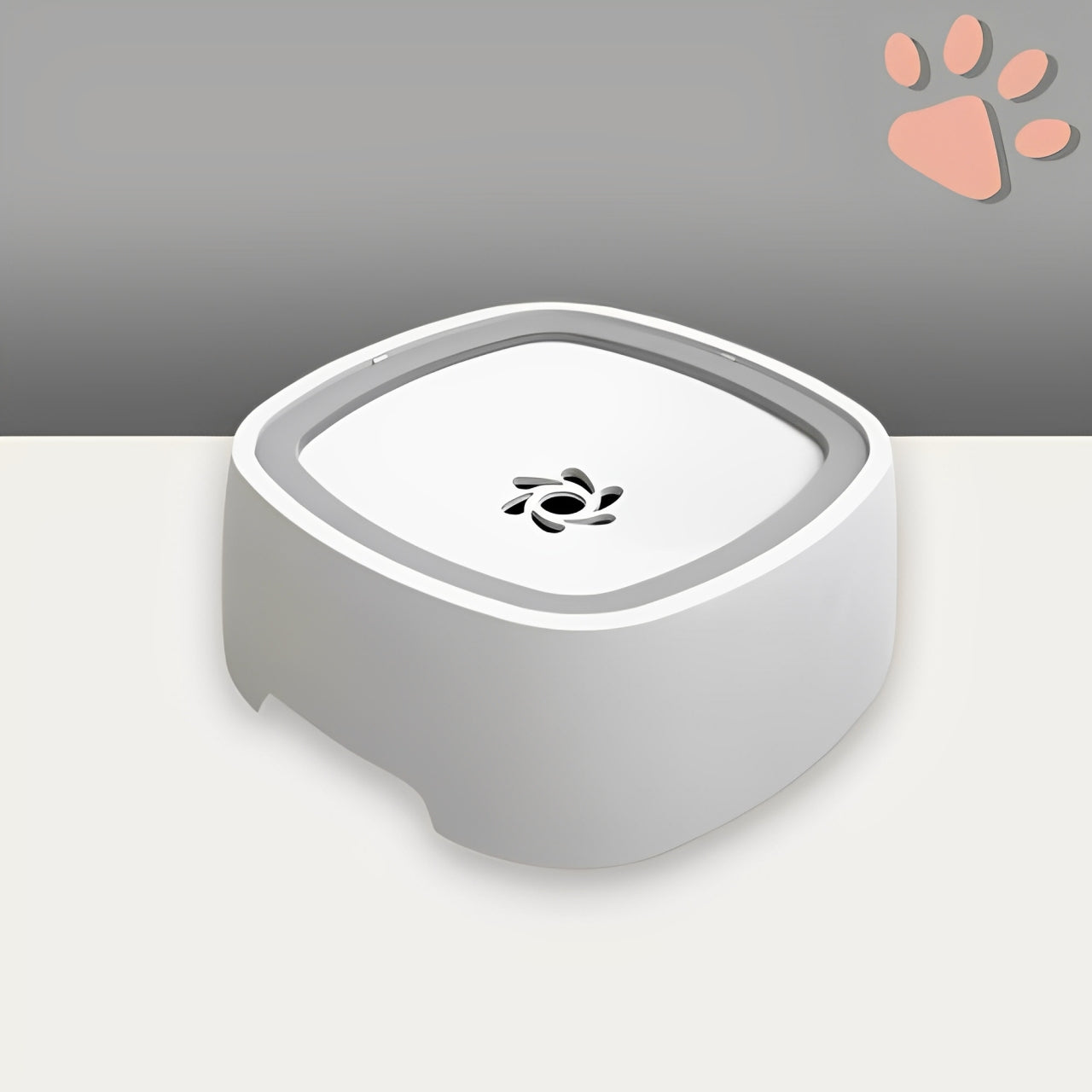 gamelle anti debordement pour chien la niche de jules jujugam gris 1L