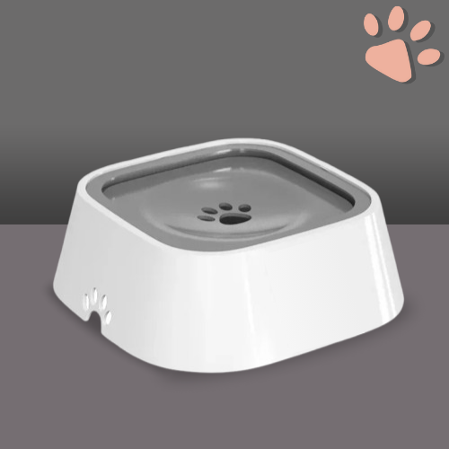 gamelle anti debordement pour chien la niche de jules jujugam gris