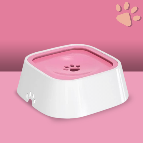 gamelle anti debordement pour chien la niche de jules jujugam rose