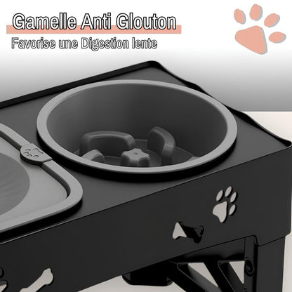 gamelle surélevée pour chien jujupetwell anti glouton la niche de jules gamelle slow food