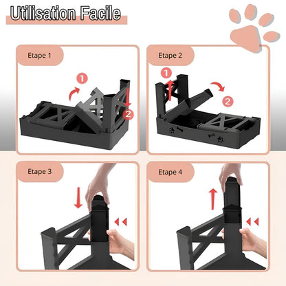 gamelle surélevée pour chien jujupetwell anti glouton la niche de jules facile à transporter