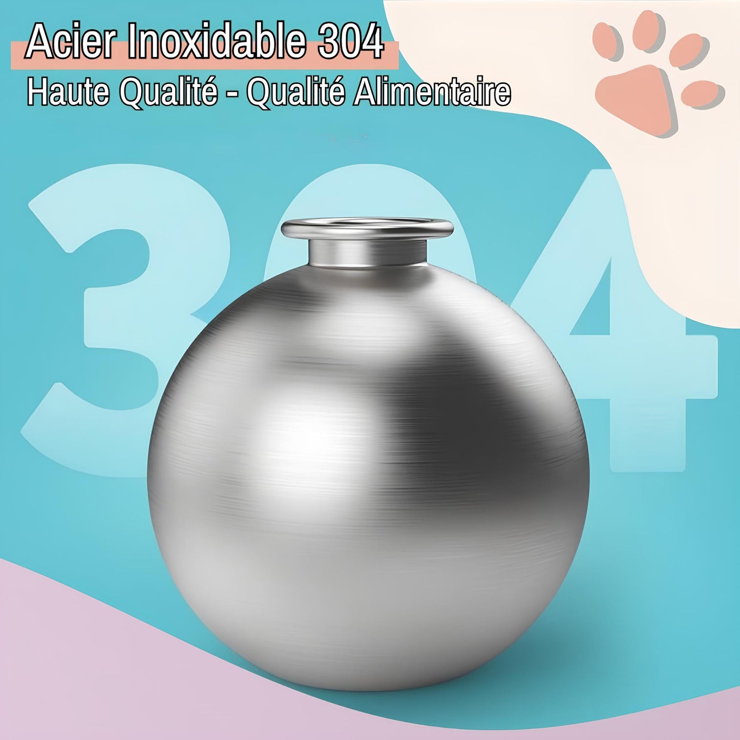 mini gourde ronde pour chien jujuhydrogo la niche de jules acier inoxidable 304