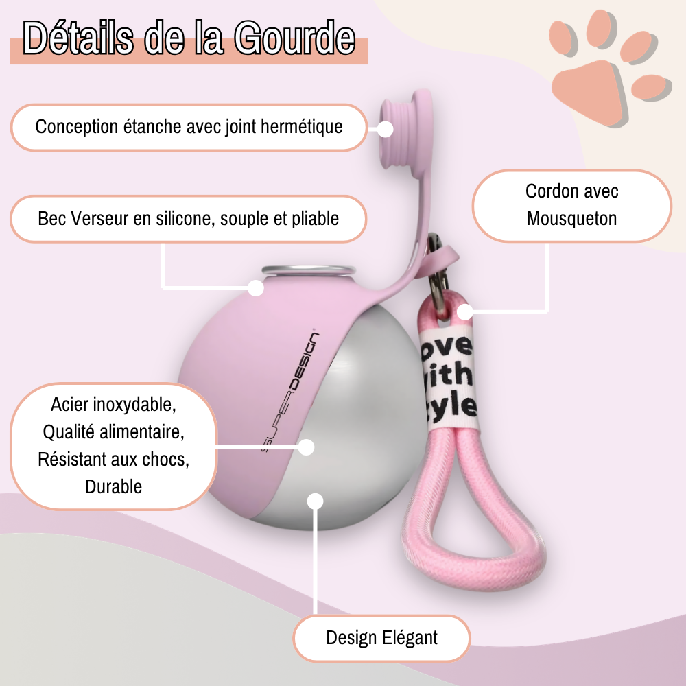mini gourde ronde pour chien jujuhydrogo la niche de jules details gourde superdesign
