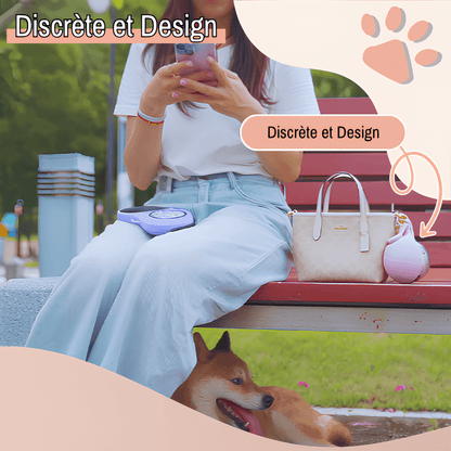 mini gourde ronde pour chien avec bec silicone 285 300 ml 2 en 1  jujuhydrogo la niche de jules discrète et design