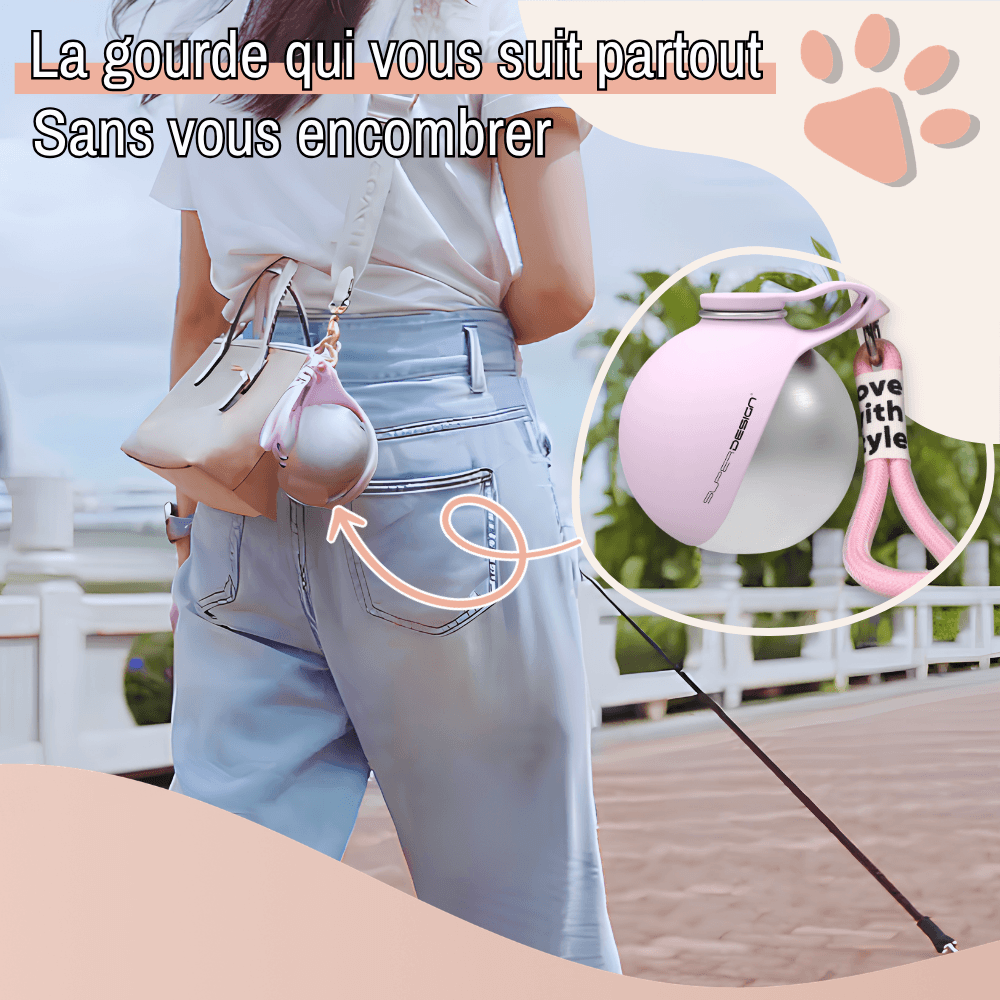 mini gourde ronde pour chien avec bec silicone 285 300 ml 2 en 1  jujuhydrogo la niche de jules peu encombrante superdesign