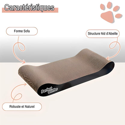 griffoir pour chat forme sofa JujuLukisofaStratch caracteristiques