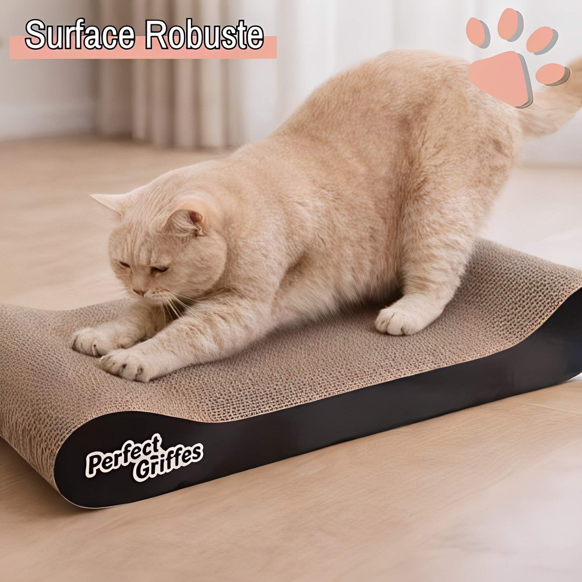 griffoir pour chat forme sofa JujuLukisofaStratch surface robuste