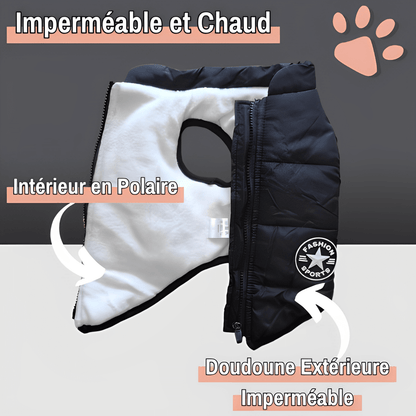 manteau veste hiver impermeable pour chien reflechissant la niche de jules jujujacket chaud et impermeable