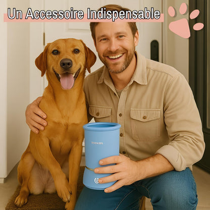 nettoyeur de pattes pour chien automatique jujucleanpawsauto la niche de jules accessoire indispensable