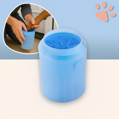 nettoyeur de pattes pour chien manuel jujucleanpawscup la niche de jules bleu
