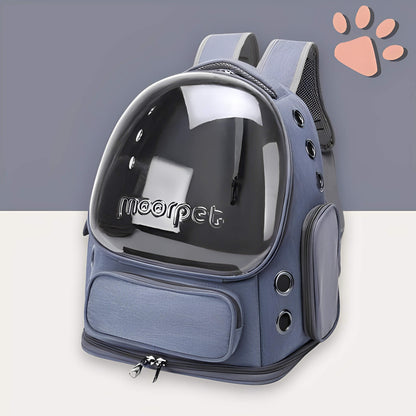 sac a dos jujucatpack transport chat capsule bleu