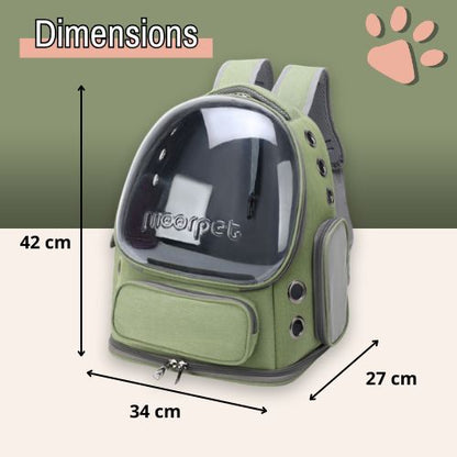 sac a dos jujucatpack transport chat capsule dimensions