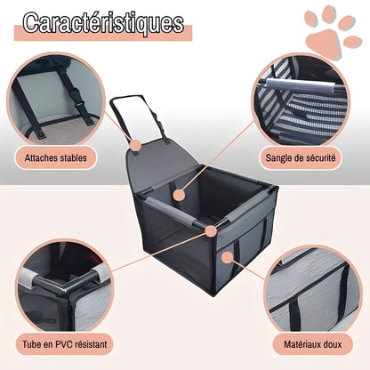siege auto pour chien la niche de jules JuJuDriveSeat caracteristiques