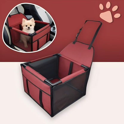 siege auto pour chien la niche de jules JuJuDriveSeat variante rouge