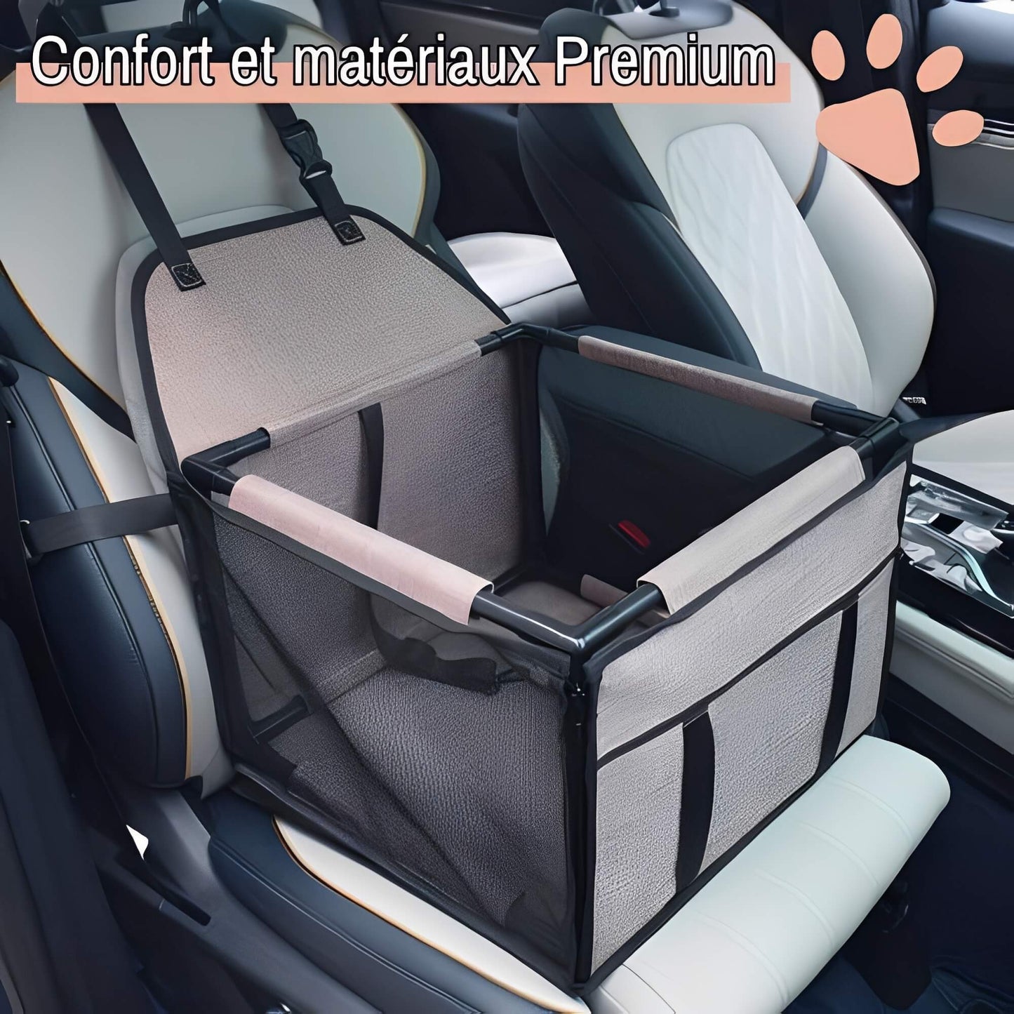 siege auto pour chien la niche de jules JuJuDriveSeat confort materiaux premium