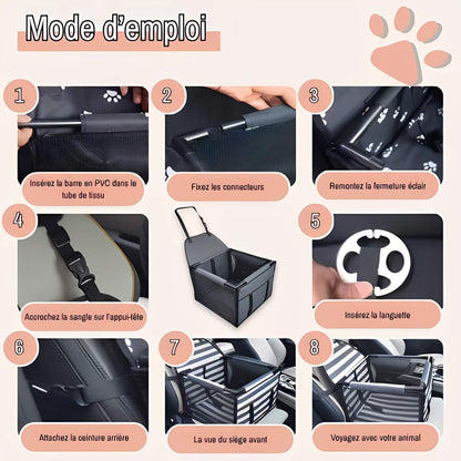 siegeauto pour chien la niche de jules JuJuDriveSeat mode emploi