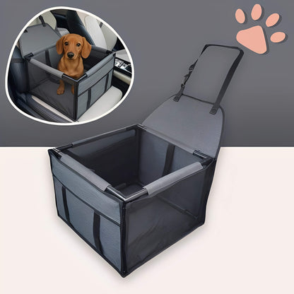 siege auto pour chien la niche de jules JuJuDriveSeat variante gris fonce