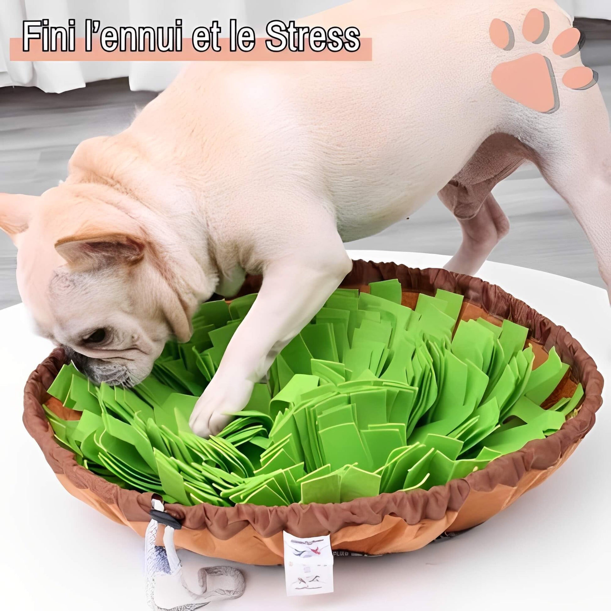 tapis de fouille pour chien anti ennui stress JuJuSniffPlay la niche de jules