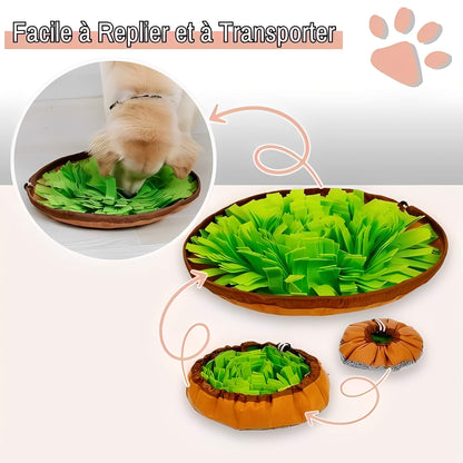 tapis de fouille pour chien facile a replier transporter JuJuSniffPlay la niche de jules
