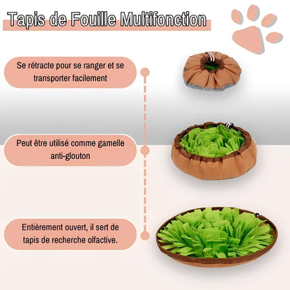 tapis de fouille pour chien multifonction JuJuSniffPlay la niche de jules
